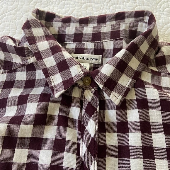 Croft & Barrow Flannel Shirt Cabincore, Normcore, Gorpcore, Coastal Cowgirl - Picture 6 of 9